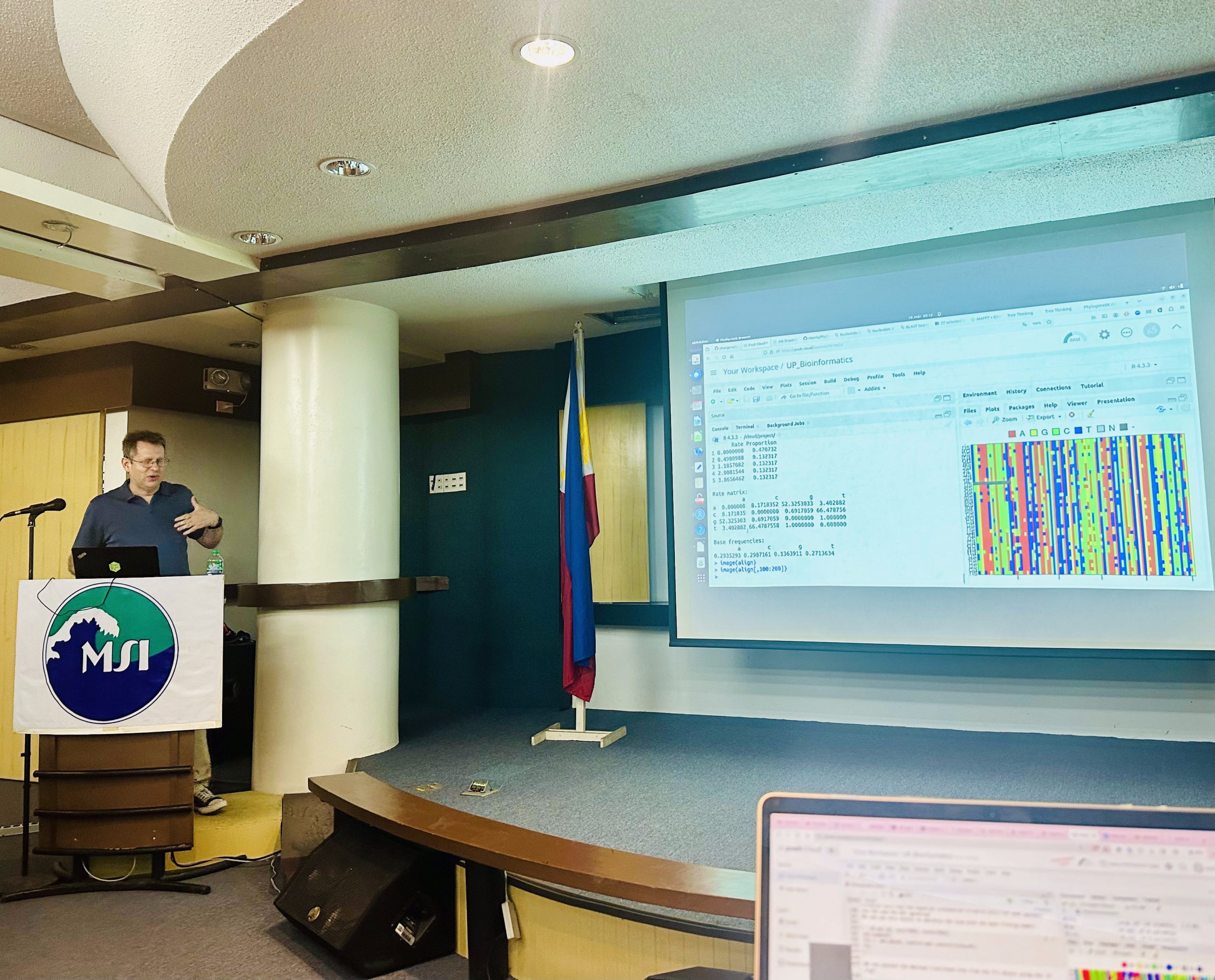 Klaus Schliep: Lecture at University of Philippines