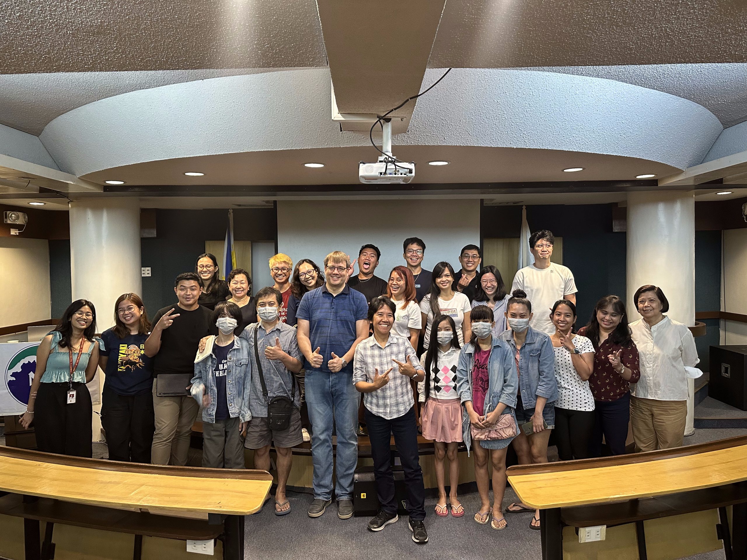 Robert Kourist, Irene Rodriguez at University of the Philippines